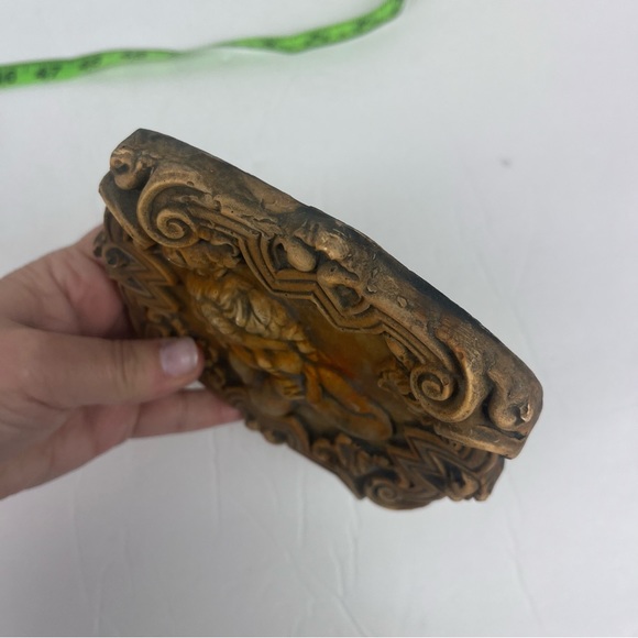 Gorgeous ornate handmade cast tile piece from Airstone-3-D girl - Picture 13 of 13